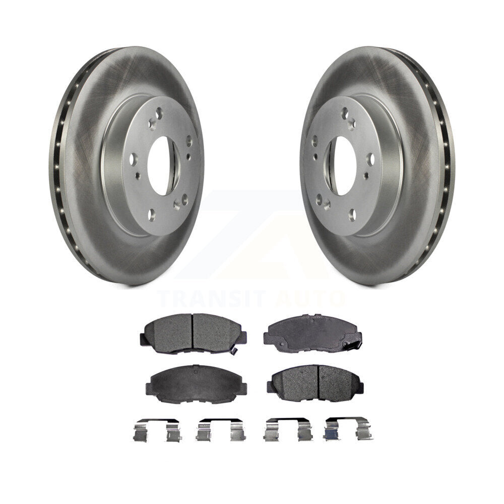 Coated Disc Rotors and Semi-Metallic Brake Pads Kit-KGF-100251 - Kit.bestparts.ca