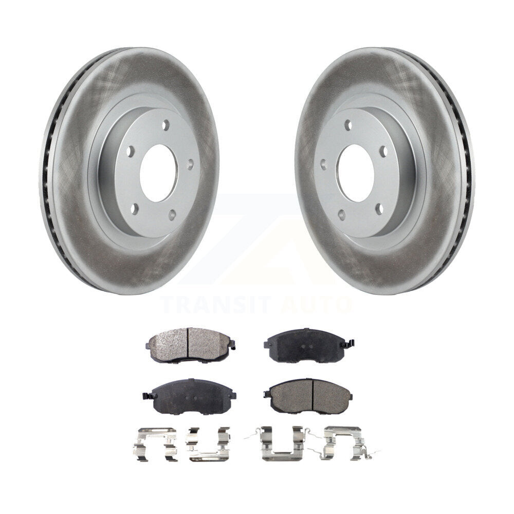 Coated Disc Rotors and Semi-Metallic Brake Pads Kit-KGF-100255 - Kit.bestparts.ca Kit.bestparts.ca