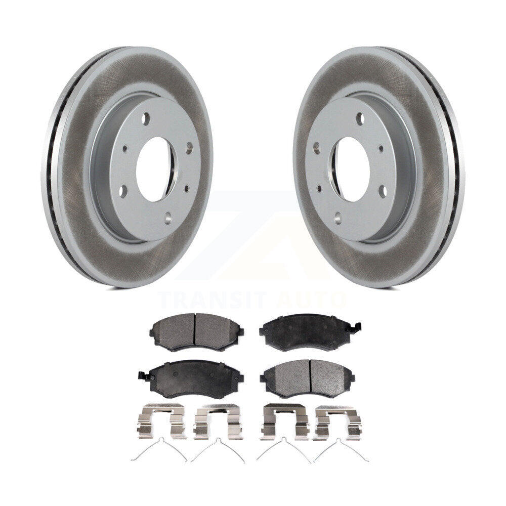 Coated Disc Rotors and Semi-Metallic Brake Pads Kit-KGF-100268 - Kit.bestparts.ca