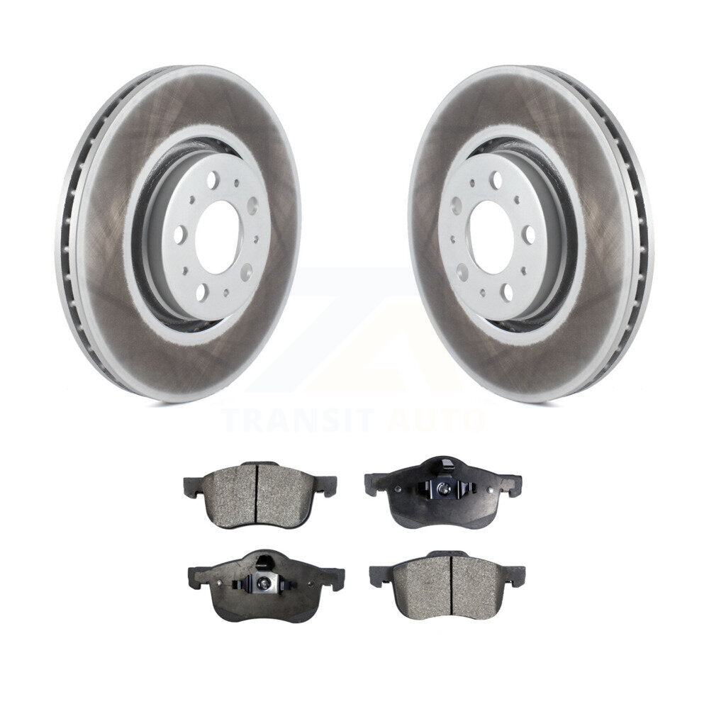 Coated Disc Rotors and Semi-Metallic Brake Pads Kit-KGF-100287 - Kit.bestparts.ca