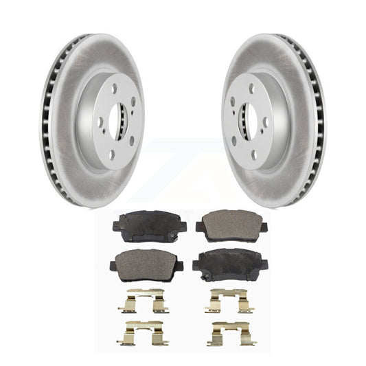 coated disc rotors and semi metallic brake pads-kgf-100297 - Kit.bestparts.ca