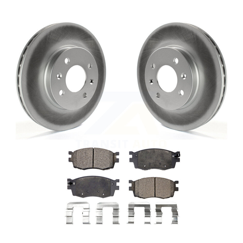 Coated Disc Rotors and Semi-Metallic Brake Pads Kit-KGF-100329 - Kit.bestparts.ca