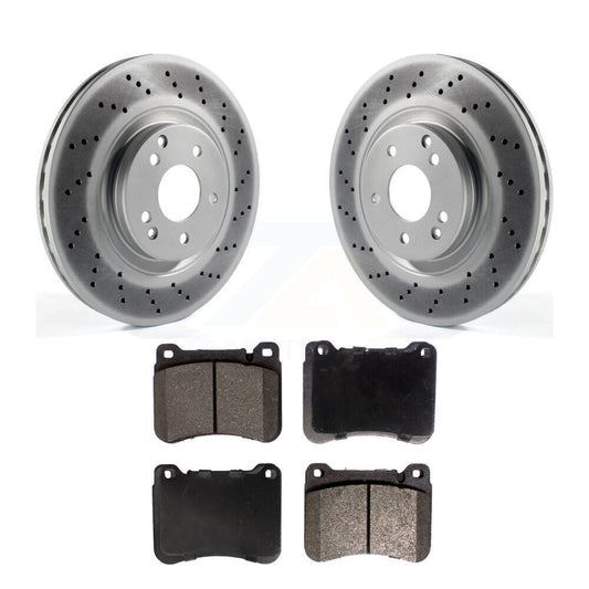 Coated Disc Rotors and Semi-Metallic Brake Pads Kit-KGF-100361 - Kit.bestparts.ca