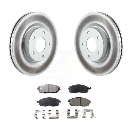 Coated Disc Rotors and Semi-Metallic Brake Pads Kit-KGF-100376 - Kit.bestparts.ca