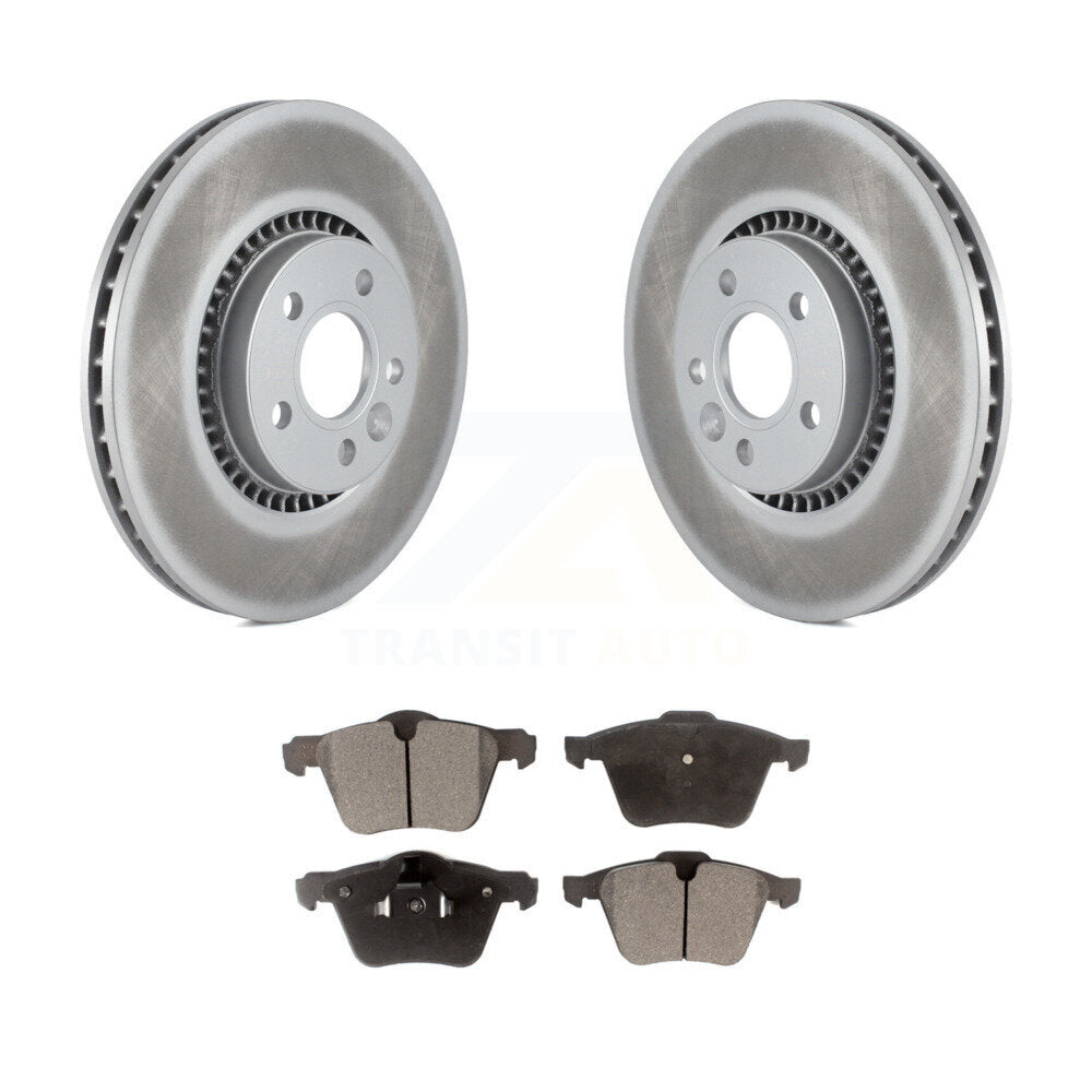 Coated Disc Rotors and Semi-Metallic Brake Pads Kit-KGF-100396 - Kit.bestparts.ca