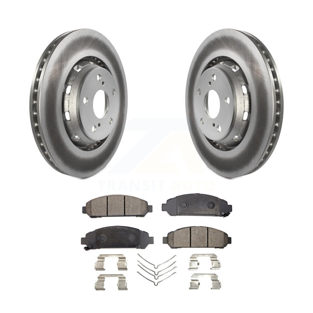 Coated Disc Rotors and Semi-Metallic Brake Pads Kit-KGF-100420 - Kit.bestparts.ca
