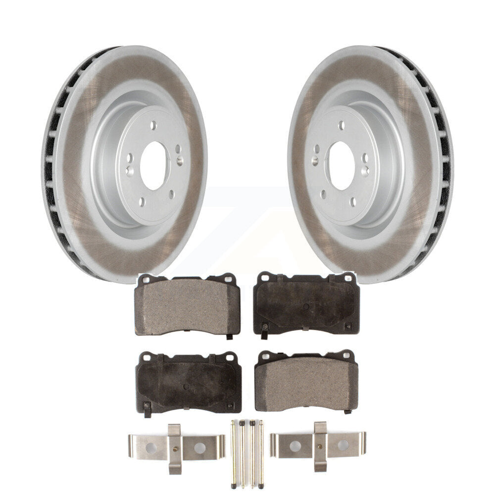 Coated Disc Rotors and Semi-Metallic Brake Pads Kit-KGF-100428 - Kit.bestparts.ca Kit.bestparts.ca