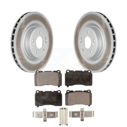 Coated Disc Rotors and Semi-Metallic Brake Pads Kit-KGF-100428 - Kit.bestparts.ca