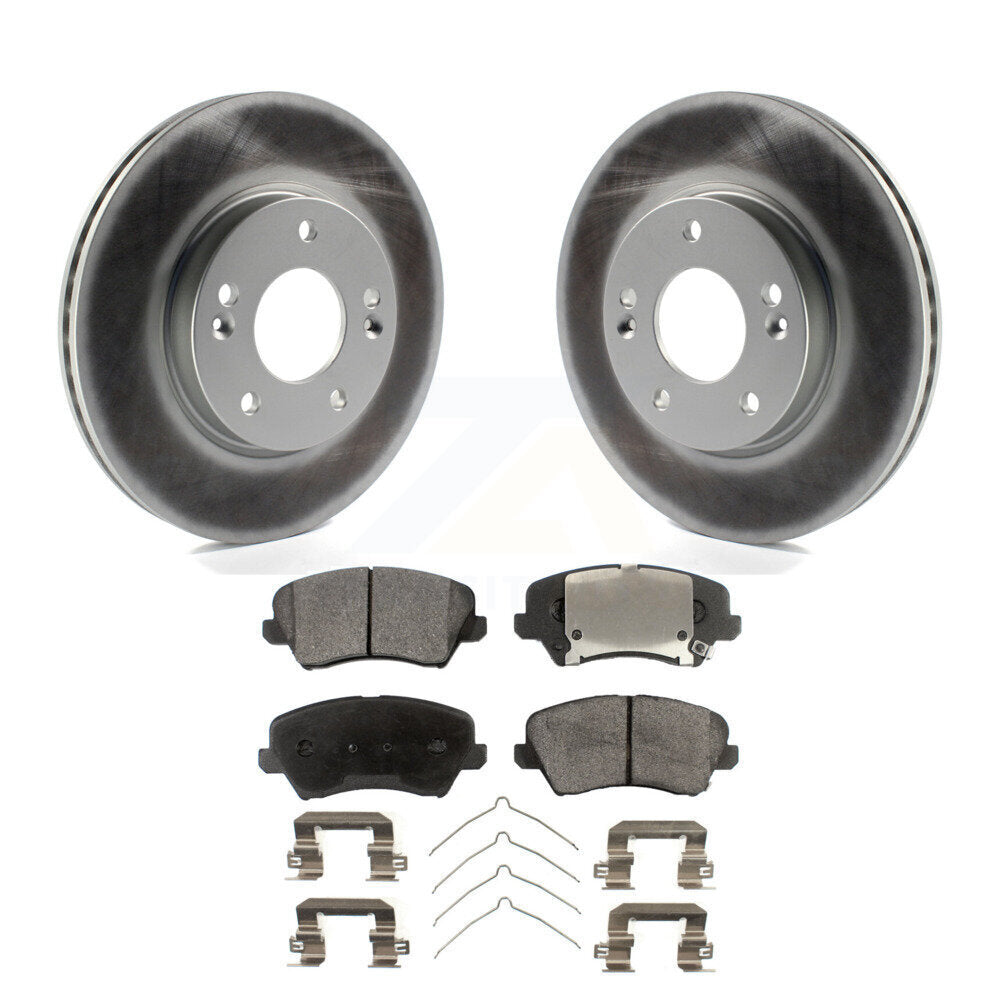 Coated Disc Rotors and Semi-Metallic Brake Pads Kit-KGF-100448 - Kit.bestparts.ca