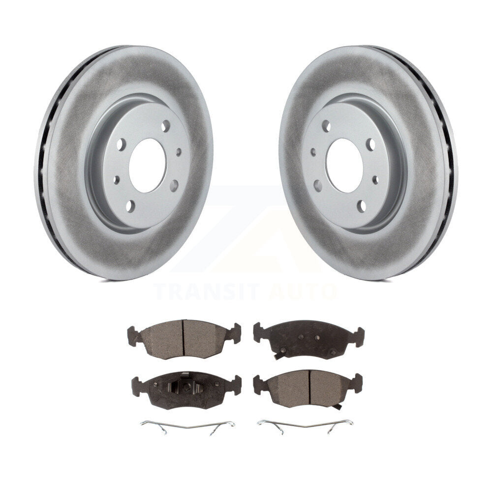 Coated Disc Rotors and Semi-Metallic Brake Pads Kit-KGF-100463 - Kit.bestparts.ca Kit.bestparts.ca