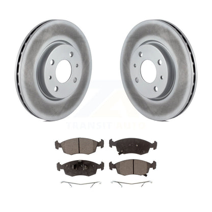 Coated Disc Rotors and Semi-Metallic Brake Pads Kit-KGF-100463 - Kit.bestparts.ca