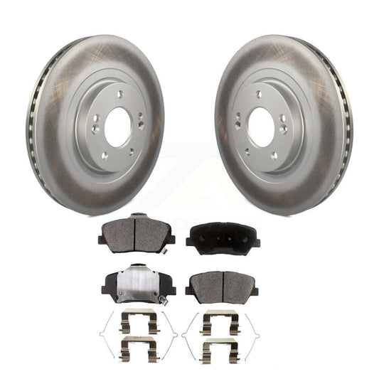 Coated Disc Rotors and Semi-Metallic Brake Pads Kit-KGF-100476 - Kit.bestparts.ca