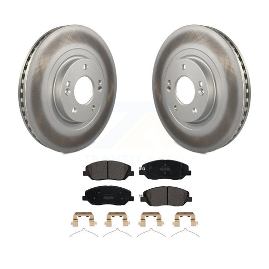 Coated Disc Rotors and Semi-Metallic Brake Pads Kit-KGF-100477 - Kit.bestparts.ca