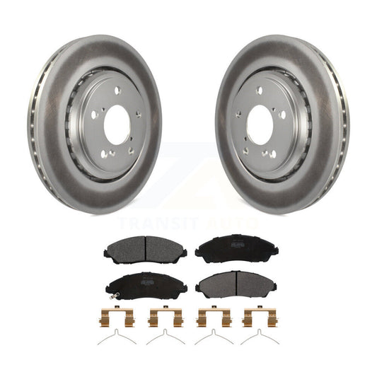 Coated Disc Rotors and Semi-Metallic Brake Pads Kit-KGF-100486 - Kit.bestparts.ca