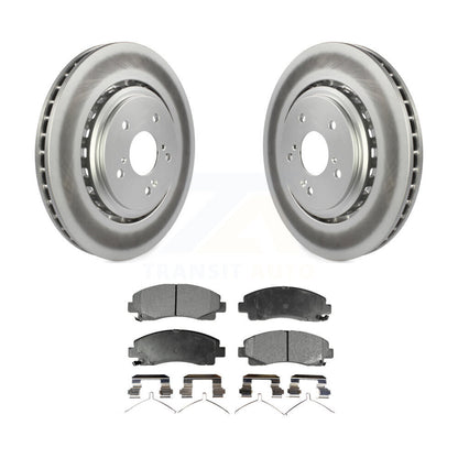 Coated Disc Rotors and Semi-Metallic Brake Pads Kit-KGF-100489 - Kit.bestparts.ca