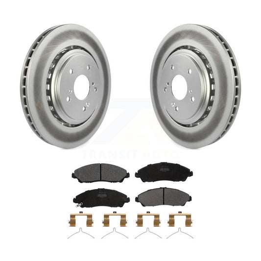 Coated Disc Rotors and Semi-Metallic Brake Pads Kit-KGF-100490 - Kit.bestparts.ca