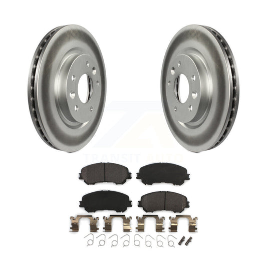 Coated Disc Rotors and Semi-Metallic Brake Pads Kit-KGF-100502 - Kit.bestparts.ca