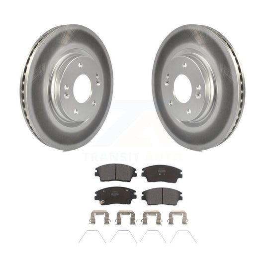 Coated Disc Rotors and Semi-Metallic Brake Pads Kit-KGF-100512 - Kit.bestparts.ca
