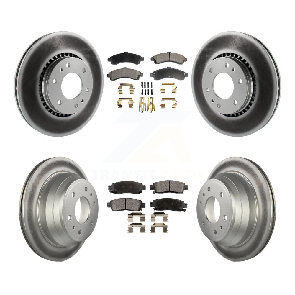 disc rotors and semi metallic brake pads-kgf-100573 - Kit.bestparts.ca