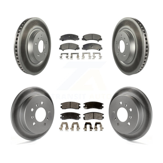 Disc Rotors and Semi-Metallic Brake Pads Kit-KGF-100599 - Kit.bestparts.ca