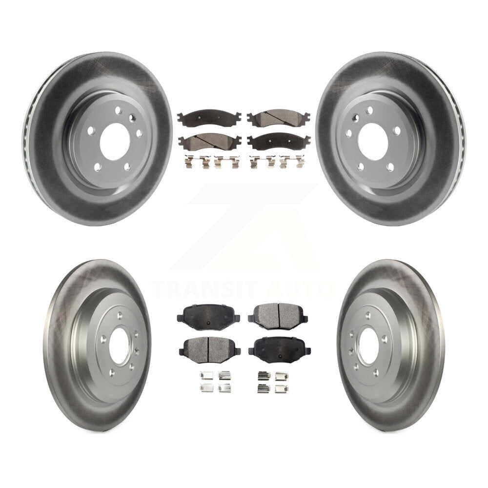Disc Rotors and Semi-Metallic Brake Pads Kit-KGF-100668 - Kit.bestparts.ca