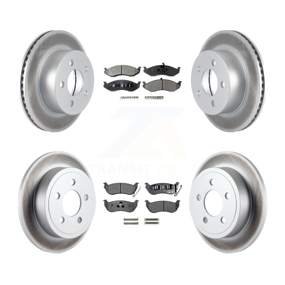 Disc Rotors and Semi-Metallic Brake Pads Kit-KGF-100698 - Kit.bestparts.ca