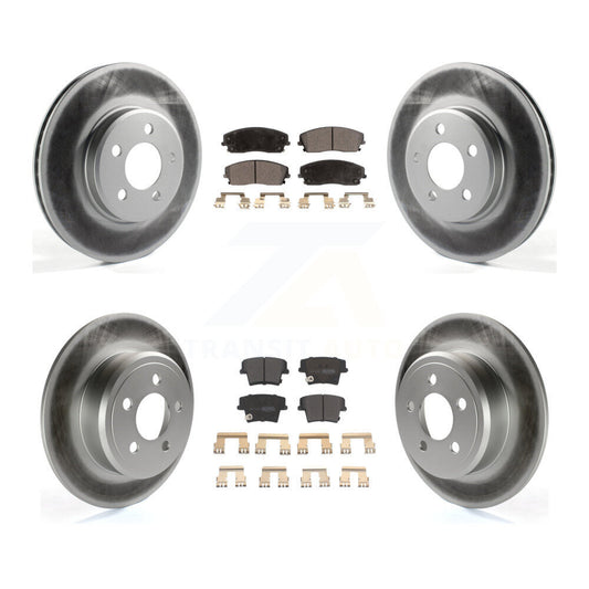 Disc Rotors and Semi-Metallic Brake Pads Kit-KGF-100711 - Kit.bestparts.ca