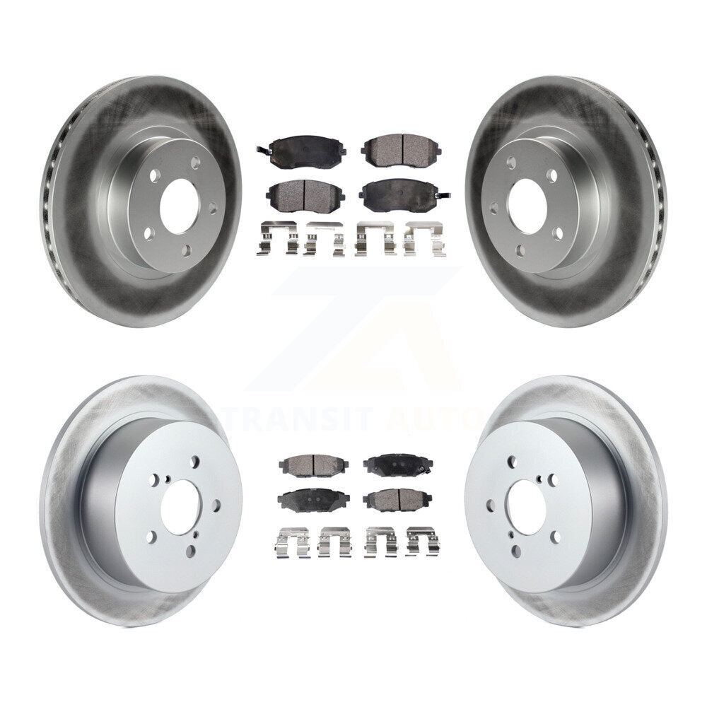 Disc Rotors and Semi-Metallic Brake Pads Kit-KGF-100780 - Kit.bestparts.ca