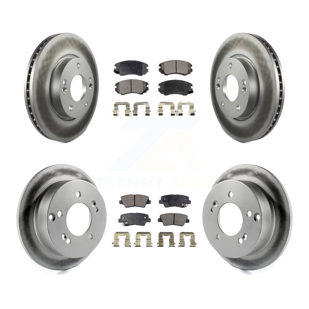 Disc Rotors and Semi-Metallic Brake Pads Kit-KGF-100838 - Kit.bestparts.ca
