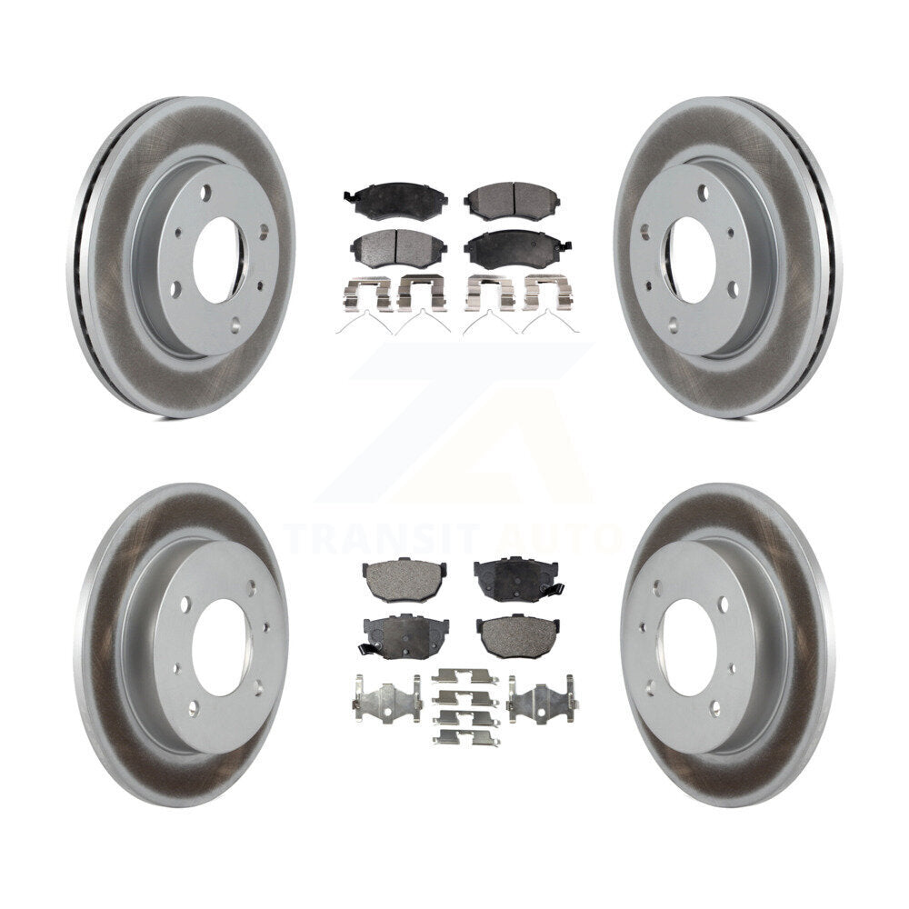 Coated Disc Rotors and Semi-Metallic Brake Pads Kit-KGF-100846 - Kit.bestparts.ca