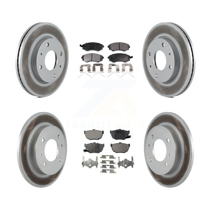Coated Disc Rotors and Semi-Metallic Brake Pads Kit-KGF-100846 - Kit.bestparts.ca