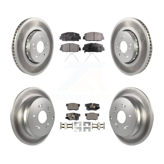 Coated Disc Rotors and Semi-Metallic Brake Pads Kit-KGF-101125 - Kit.bestparts.ca