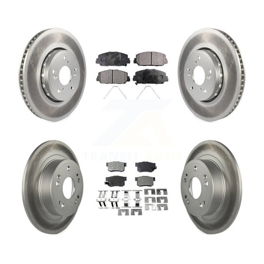 Coated Disc Rotors and Semi-Metallic Brake Pads Kit-KGF-101126 - Kit.bestparts.ca