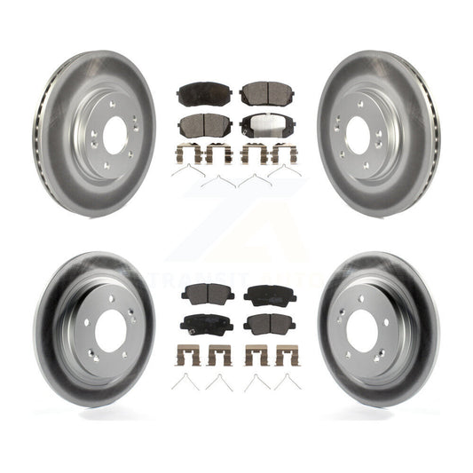 Disc Rotors and Semi-Metallic Brake Pads Kit-KGF-101163 - Kit.bestparts.ca