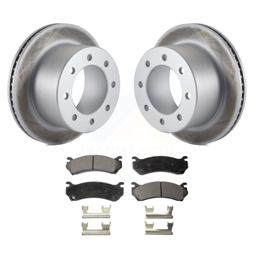 Coated Disc Rotors and Semi-Metallic Brake Pads Kit-KGF-101203 - Kit.bestparts.ca