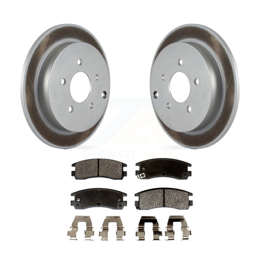Coated Disc Rotors and Semi-Metallic Brake Pads Kit-KGF-101208 - Kit.bestparts.ca