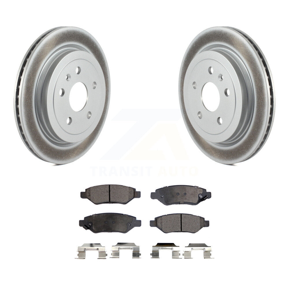 Coated Disc Rotors and Semi-Metallic Brake Pads Kit-KGF-101231 - Kit.bestparts.ca