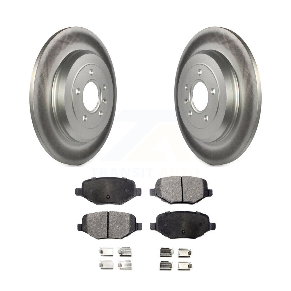 Coated Disc Rotors and Semi-Metallic Brake Pads Kit-KGF-101280 - Kit.bestparts.ca