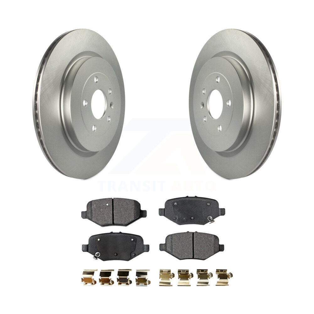 Coated Disc Rotors and Semi-Metallic Brake Pads Kit-KGF-101287 - Kit.bestparts.ca
