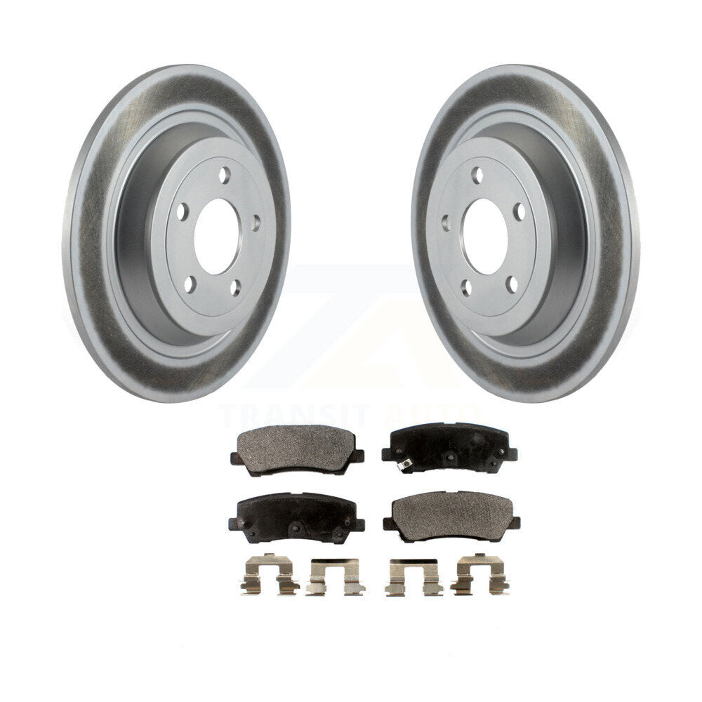 Coated Disc Rotors and Semi-Metallic Brake Pads Kit-KGF-101293 - Kit.bestparts.ca