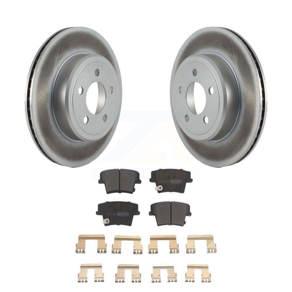 Coated Disc Rotors and Semi-Metallic Brake Pads Kit-KGF-101309 - Kit.bestparts.ca