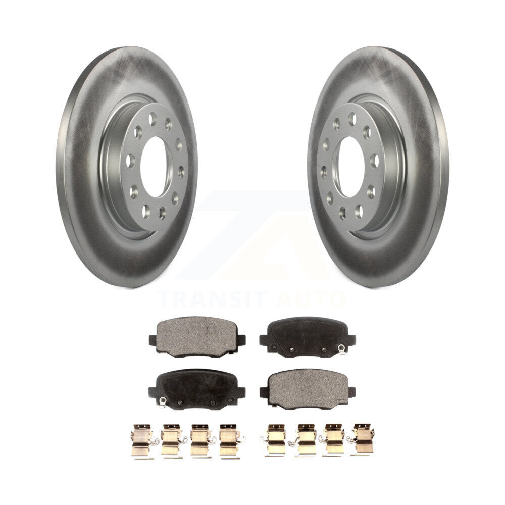Coated Disc Rotors and Semi-Metallic Brake Pads Kit-KGF-101333 - Kit.bestparts.ca