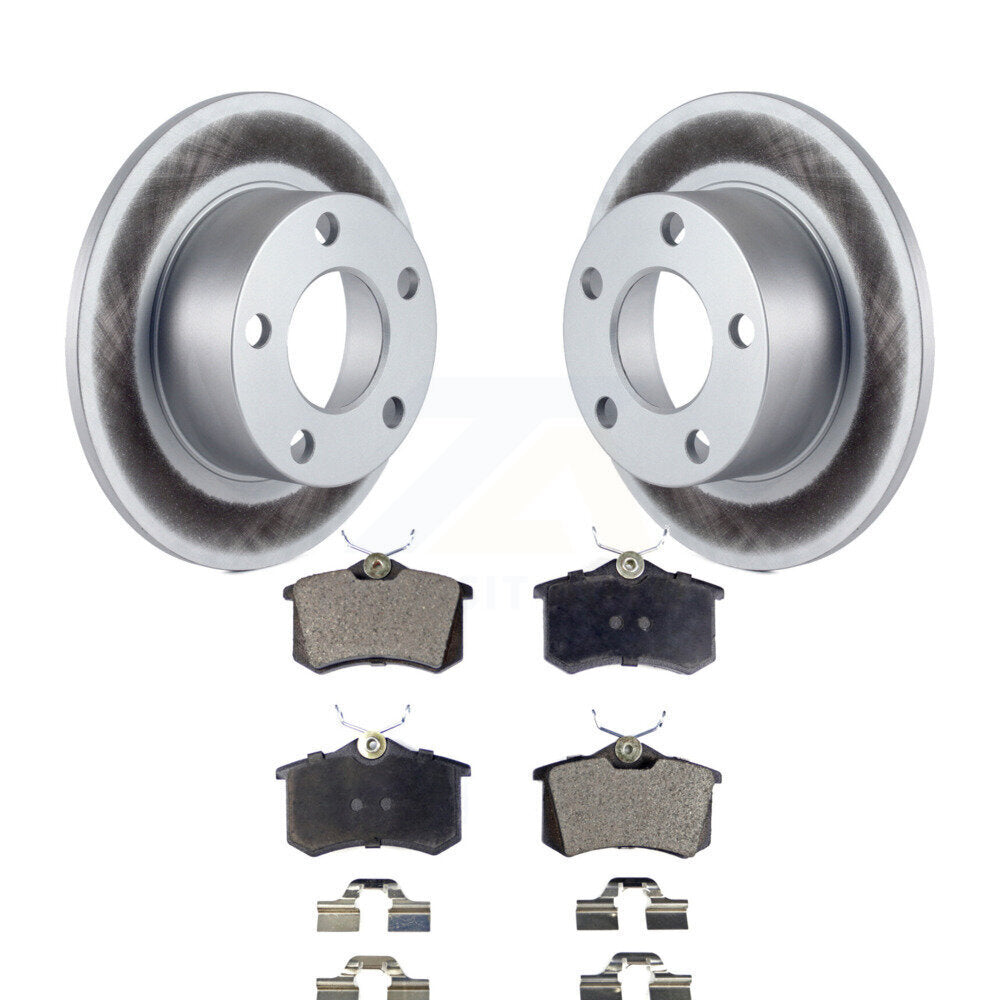 Coated Disc Rotors and Semi-Metallic Brake Pads Kit-KGF-101343 - Kit.bestparts.ca