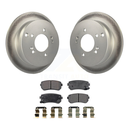 Coated Disc Rotors and Semi-Metallic Brake Pads Kit-KGF-101371 - Kit.bestparts.ca