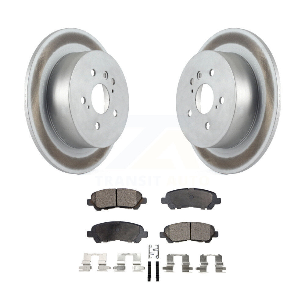 Coated Disc Rotors and Semi-Metallic Brake Pads Kit-KGF-101476 - Kit.bestparts.ca