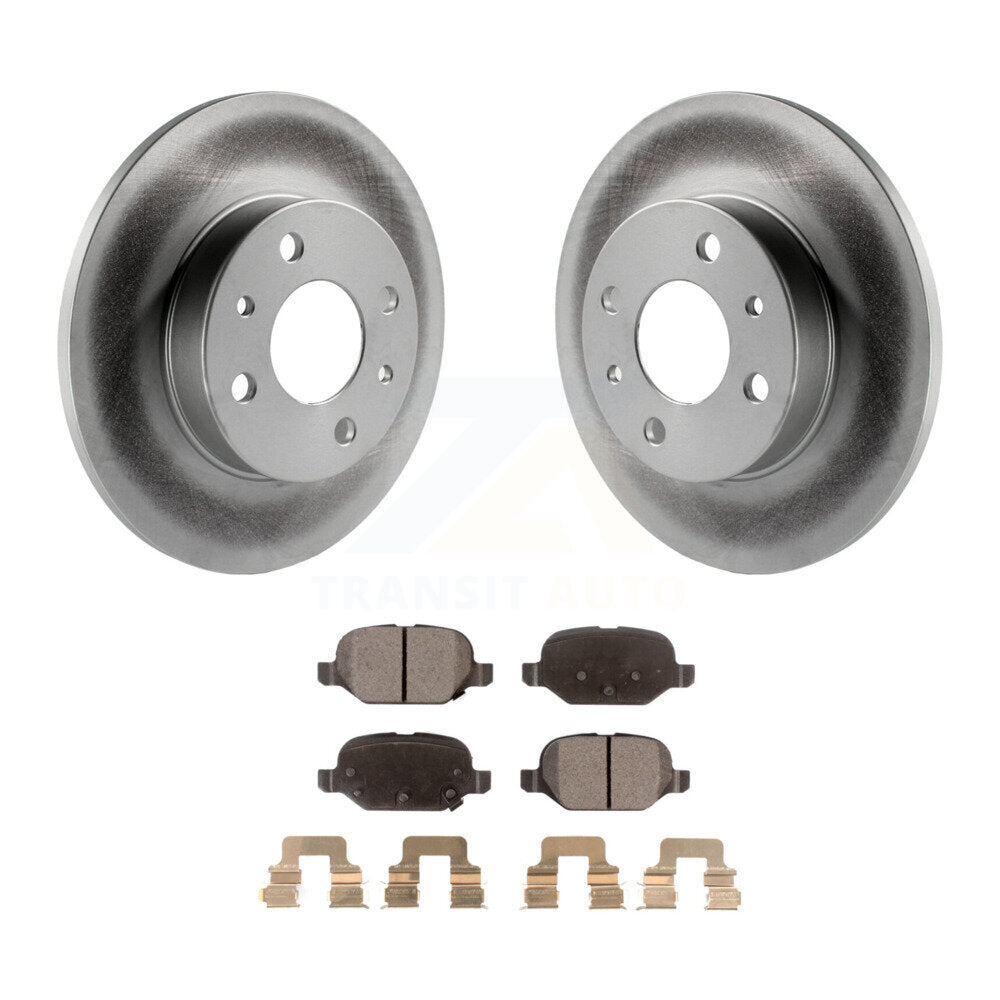 Coated Disc Rotors and Semi-Metallic Brake Pads Kit-KGF-101525 - Kit.bestparts.ca