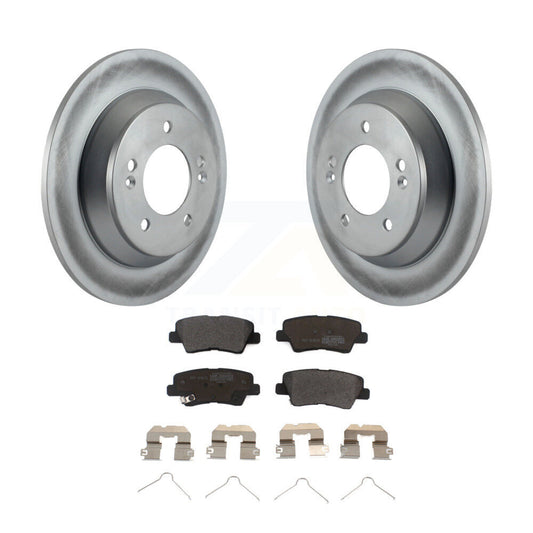 Coated Disc Rotors and Semi-Metallic Brake Pads Kit-KGF-101573 - Kit.bestparts.ca