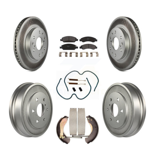 Coated Disc Rotors and Semi-Metallic Brake Pads Kit-KGF-101590 - Kit.bestparts.ca