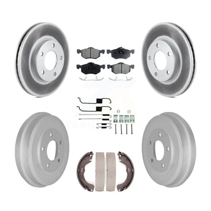 Coated Disc Rotors and Semi-Metallic Brake Pads Kit-KGF-101598 - Kit.bestparts.ca