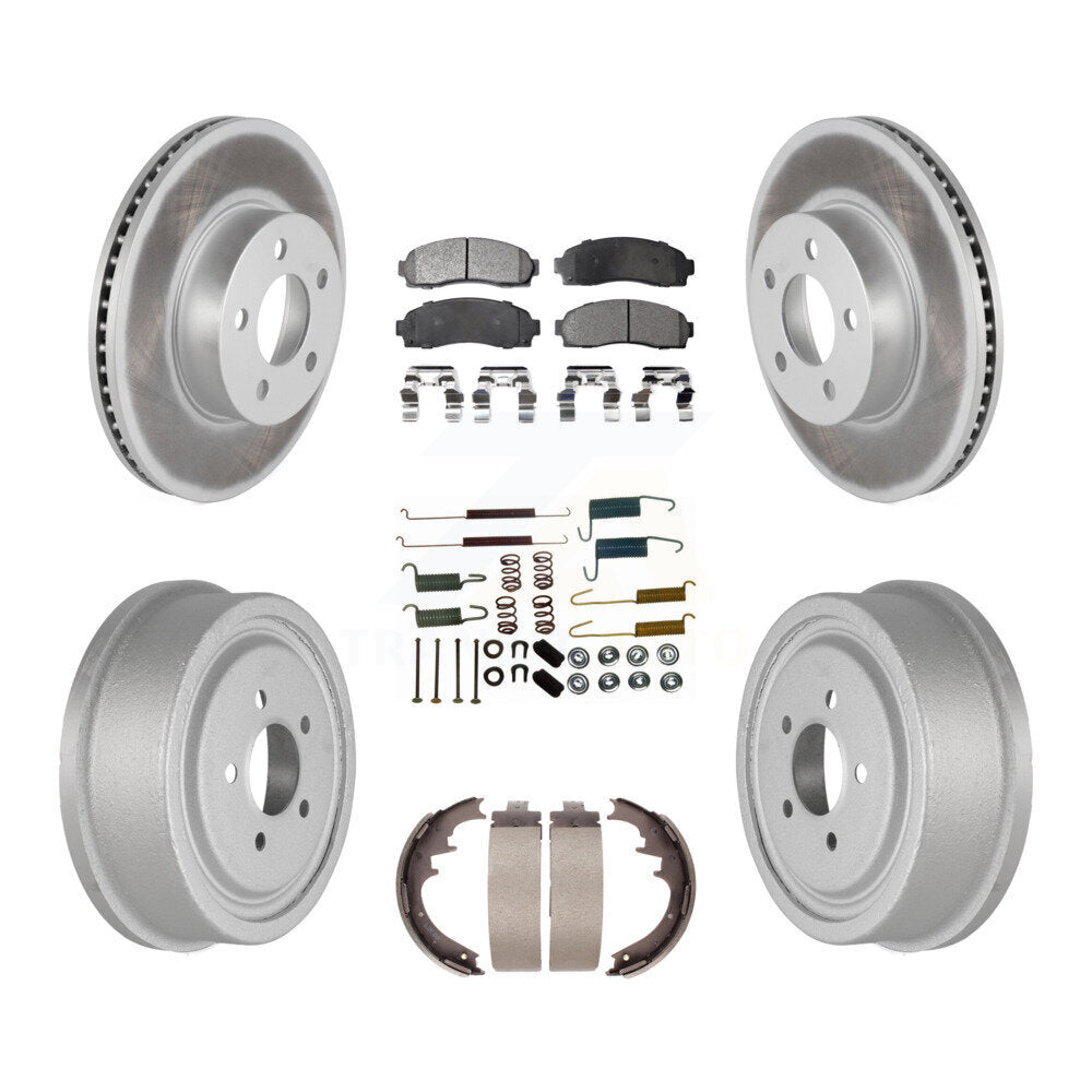 Coated Disc Rotors and Semi-Metallic Brake Pads Kit-KGF-101599 - Kit.bestparts.ca Kit.bestparts.ca